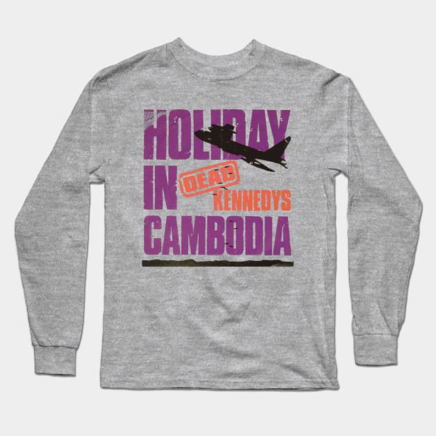 Cambodia Long Sleeve T-Shirt by Hey Daddy Draws